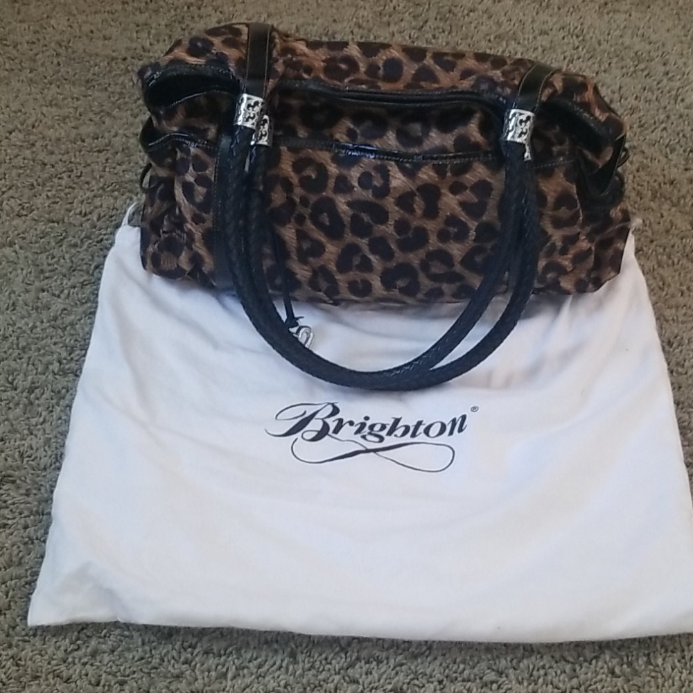 Brighton Cheetah Print Shoulder Bag